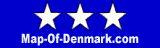 map of Denmark