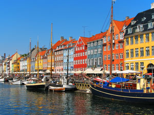 Nyhaven harbor, Copenhagen